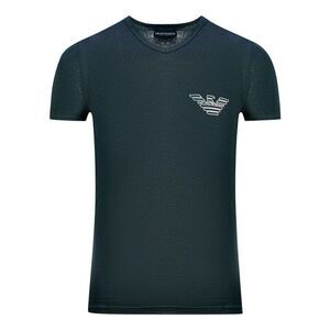 Emporio Armani Mens Logo T-Shirt / Black